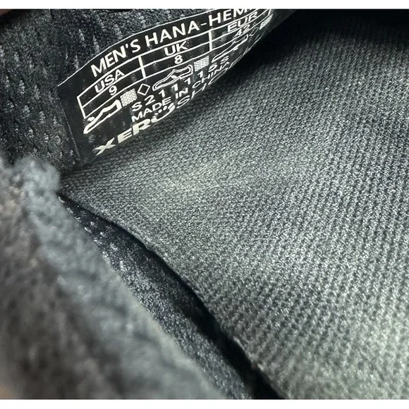 Xero Hana Hemp Barefoot Shoes Men's Sz 9 Black Canvas Minimalist Lightweight - Picture 7 of 8